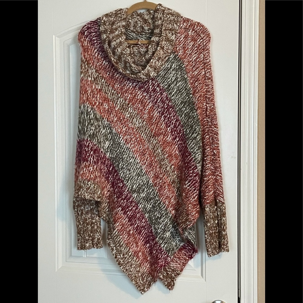 Multicolored Poncho